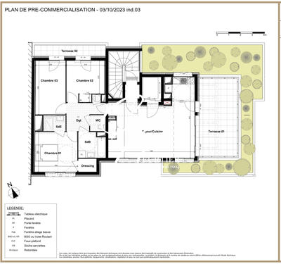 Appartement - 86 m² - 4 pièces