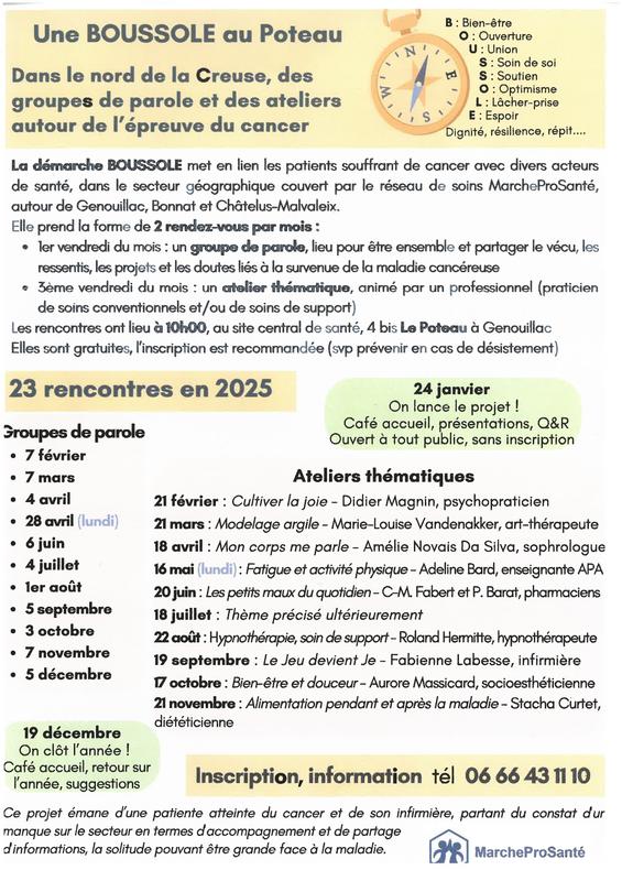 Une boussole au Poteau - on clôt l'année !