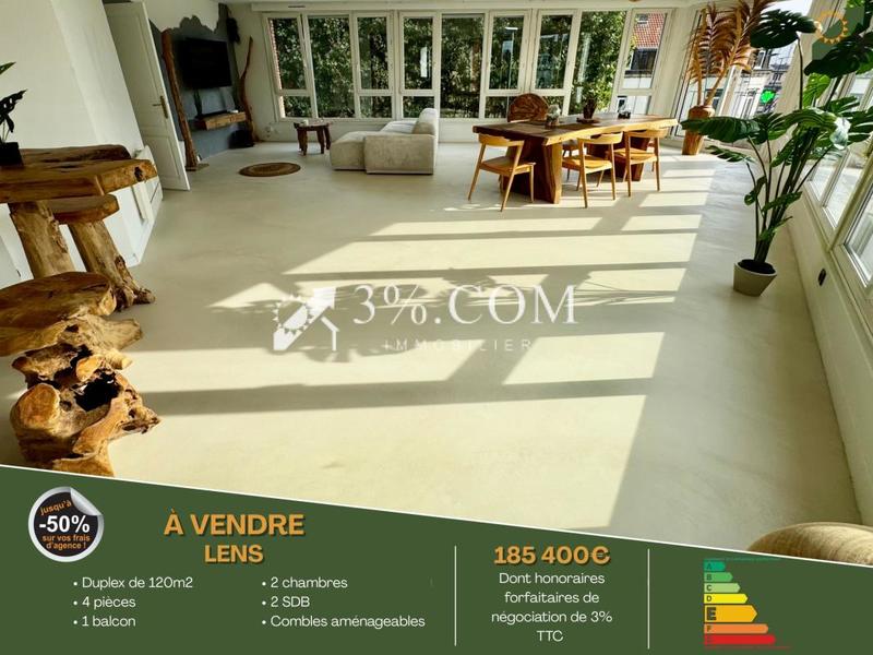 Duplex - 120 m² - 4 pièces