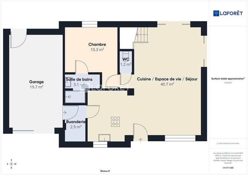 Maison - 92 m² - 5 pièces