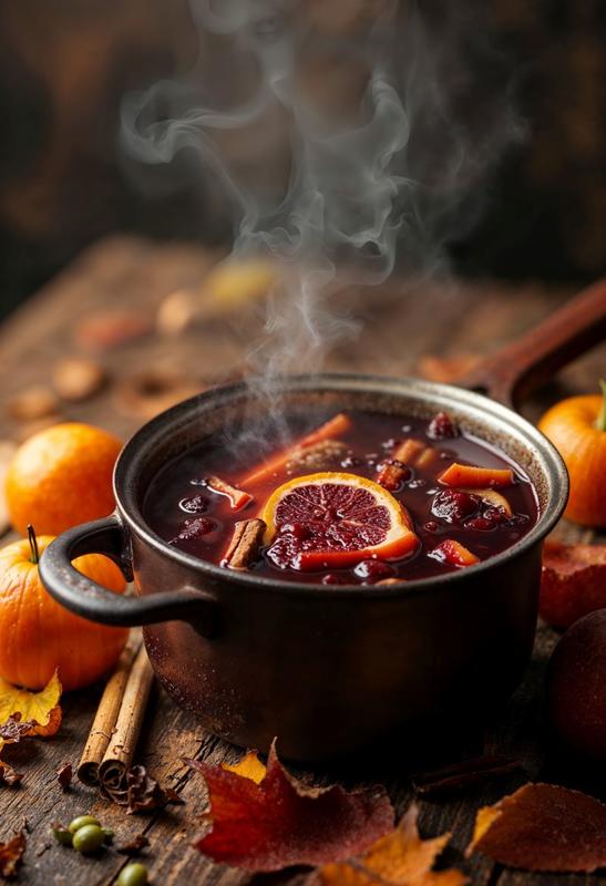 Stand de crêpes et vin chaud