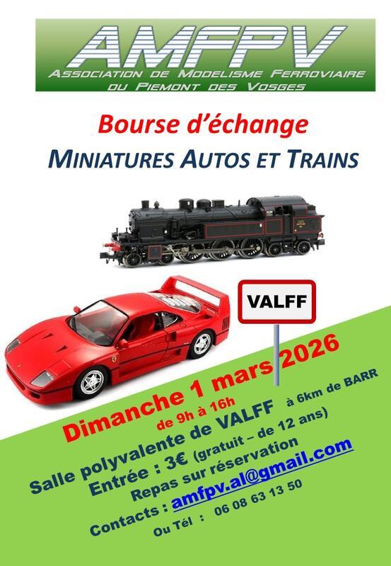 Bourse aux miniatures autos et trains