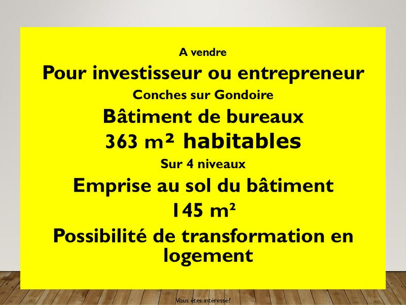 Immeuble - 363 m² - 14 pièces