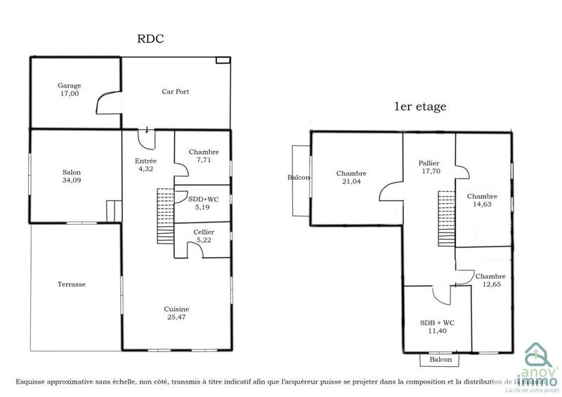 Maison - 154 m² - 4 pièces