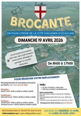 Brocante dans la cité vuillemin