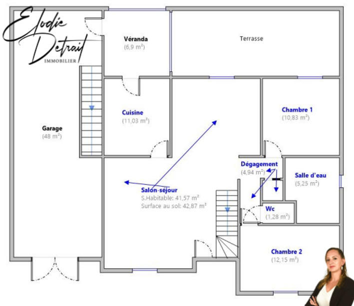 Maison - 147 m² - 7 pièces