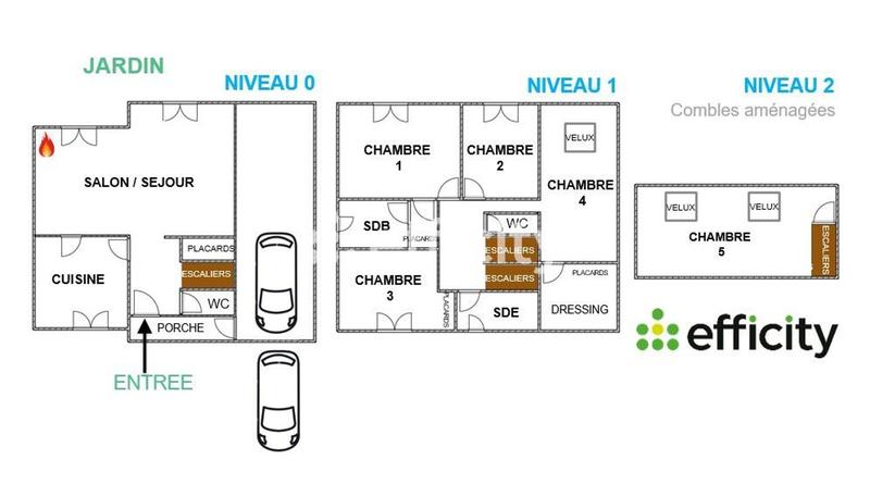 Maison - 140 m² - 7 pièces