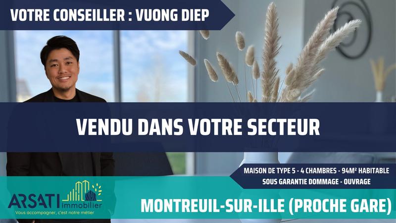 Maison - 94 m² - 5 pièces