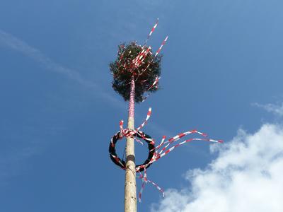Maibaum à Riedisheim