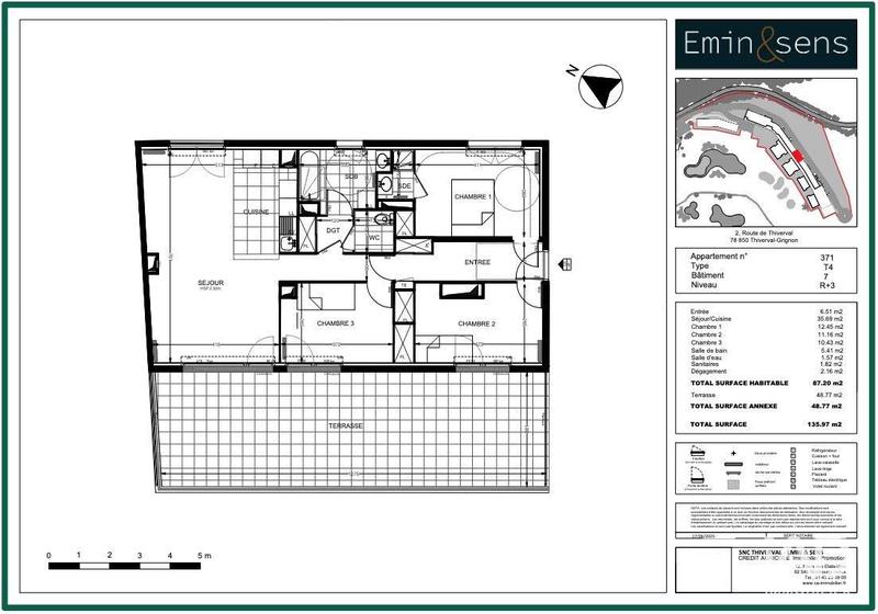 Appartement - 87 m² - 4 pièces