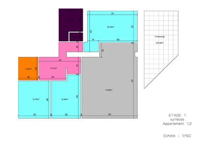 Appartement - 115 m² - 4 pièces