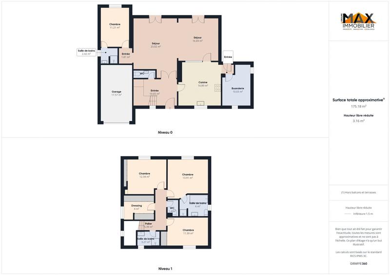 Maison - 167 m² - 5 pièces