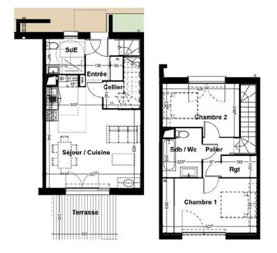 Villa - 72 m² - 3 pièces