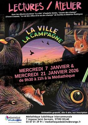 Contes / Atelier « la ville / la campagne »