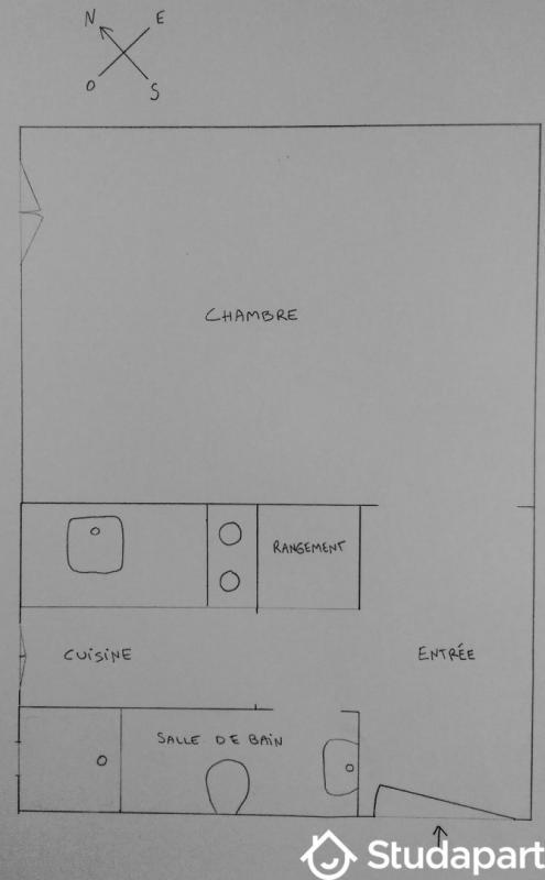 Appartement - 19 m² - 1 pièce