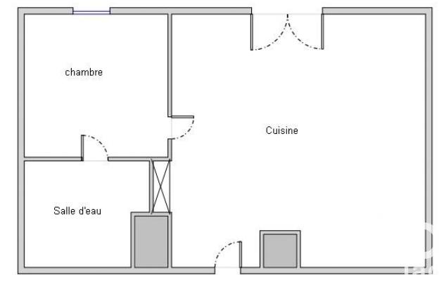 Appartement - 37 m² - 2 pièces