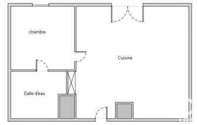 Appartement - 37 m² - 2 pièces