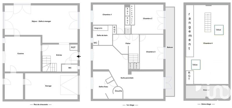 Maison - 163 m² - 6 pièces