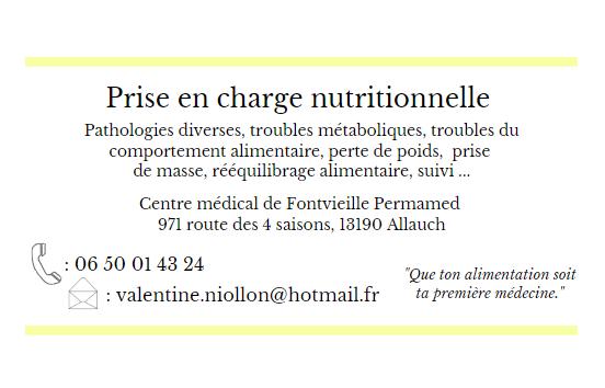 Valentine Niollon Diététicienne - Nutritionniste