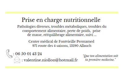 Valentine Niollon Diététicienne - Nutritionniste