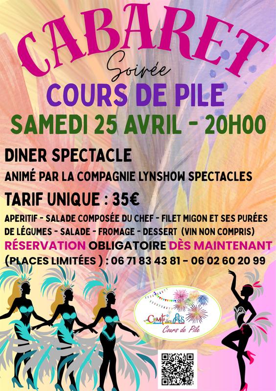 Repas soirée cabaret