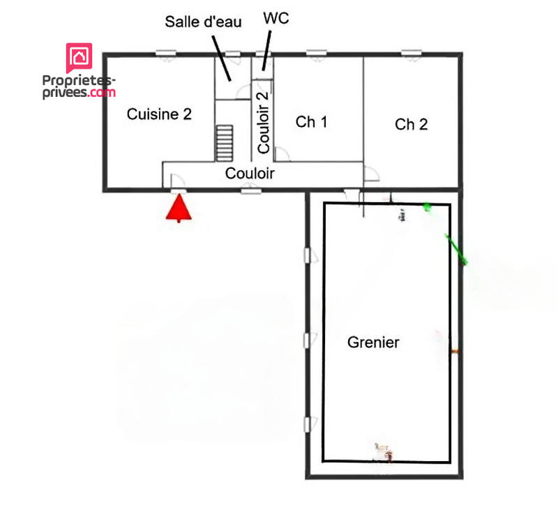 Immeuble - 530 m² - 12 pièces