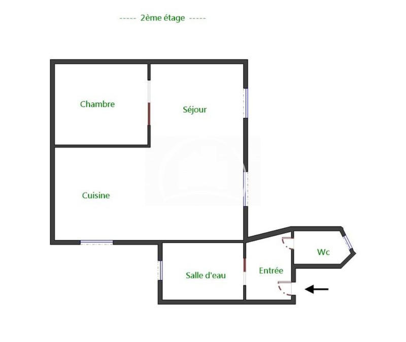 Appartement - 33 m² - 2 pièces