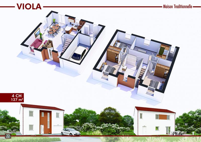 Maison - 127 m² - 6 pièces