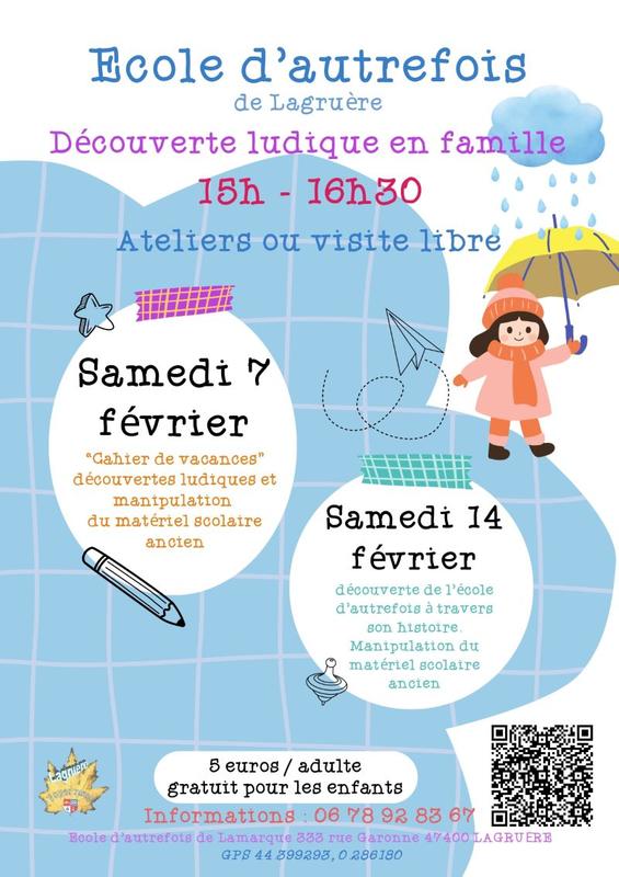 Découverte ludique en famille à l'Ecole d'autrfois