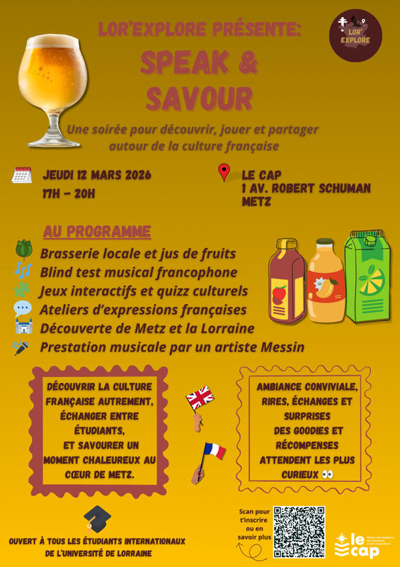 Speak and Savour au Cap