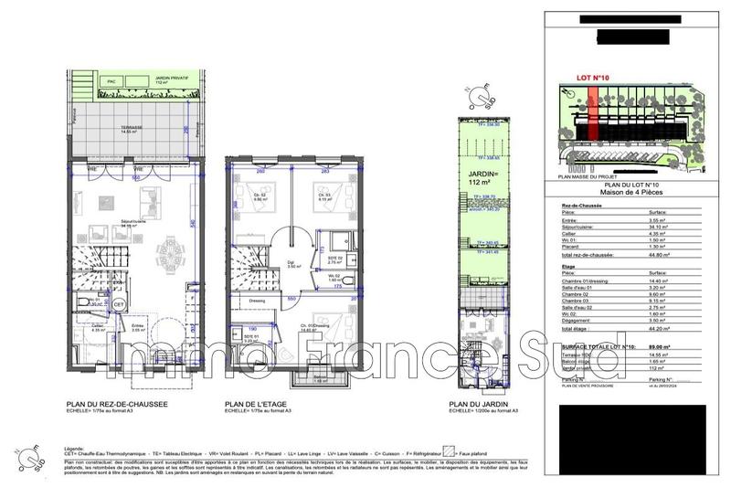 Maison - 89 m² - 4 pièces