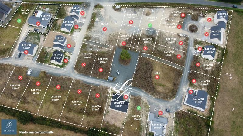 Terrain de lotissements - 596 m²