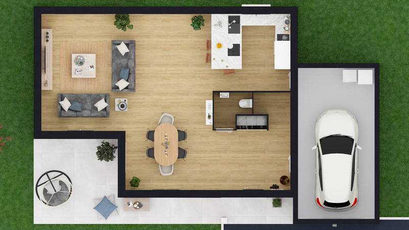 Maison - 110 m² - 4 pièces