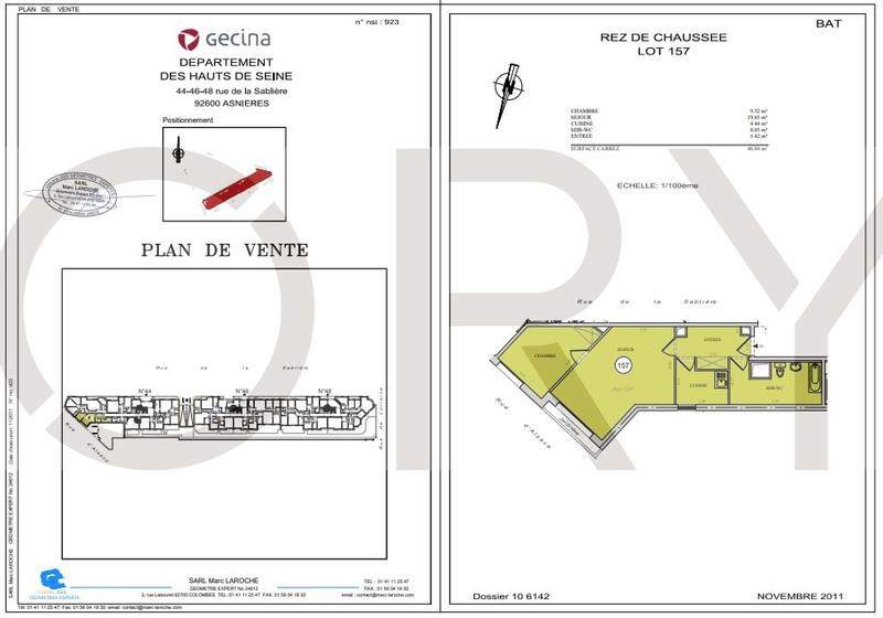Appartement - 46 m² - 2 pièces