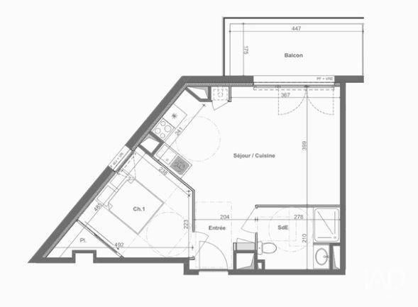 Appartement - 42 m² - 4 pièces