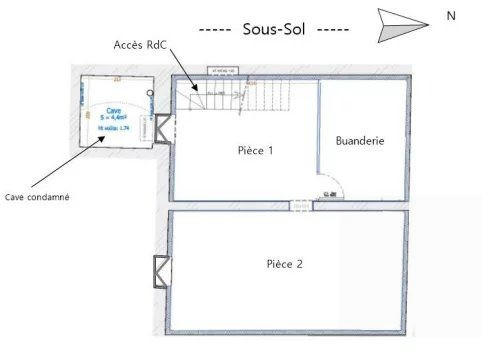 Maison - 73 m² - 4 pièces