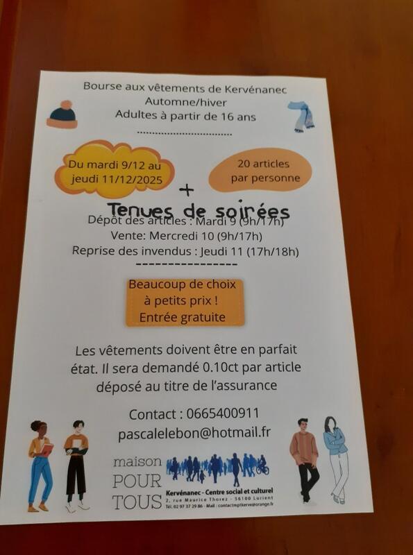 Bourse aux vêtements automne - hiver