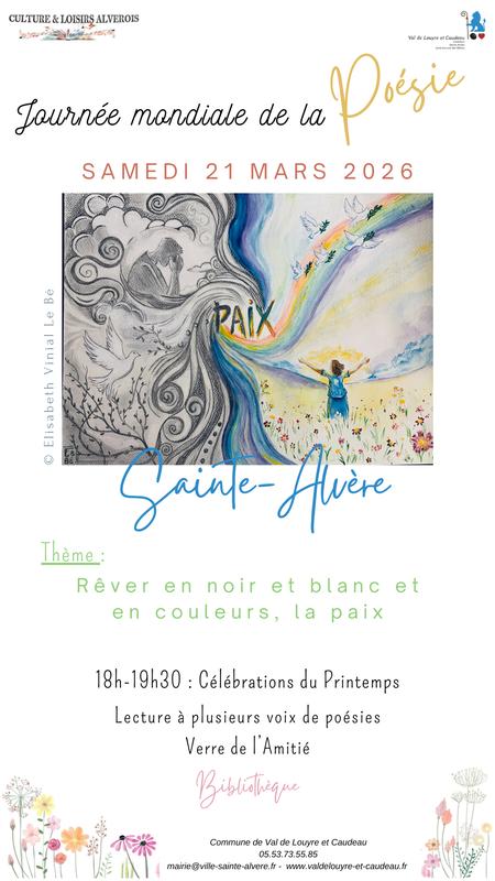 Journée mondiale de la poésie