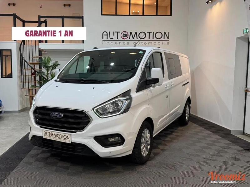 Ford Transit Custom Fourgon Vu Cab Approfondie 2.0 Tdci 130cv L2h1 Limited 320 Bva
