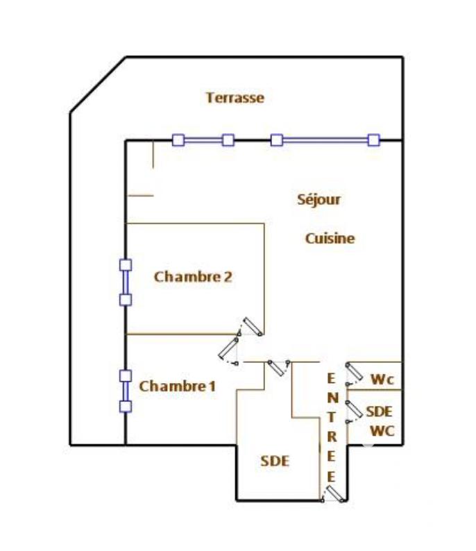Appartement - 73 m² - 3 pièces