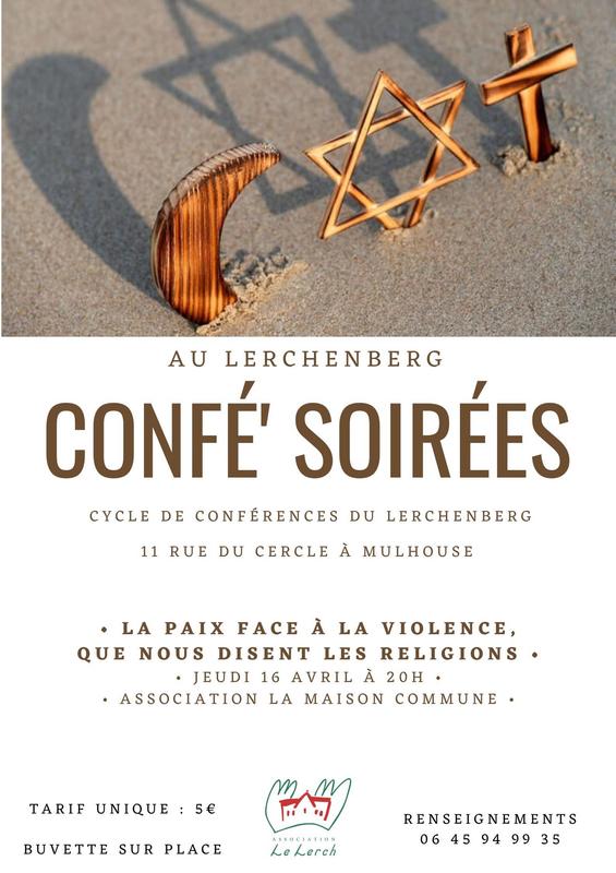Confé' Soirées - la paix face à la violence, que nous disent les religions ?