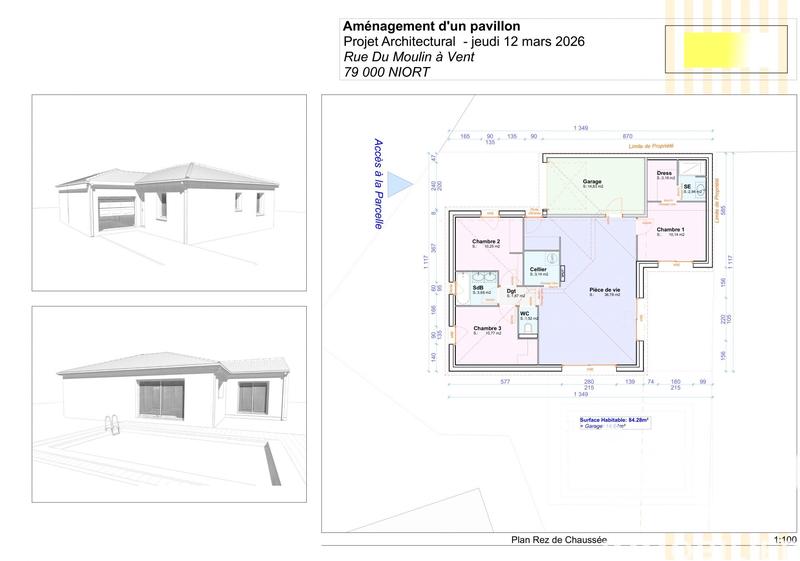 Maison - 72 m² - 4 pièces