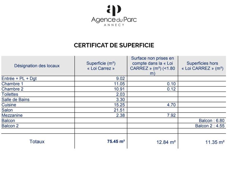 Appartement - 77 m² - 4 pièces