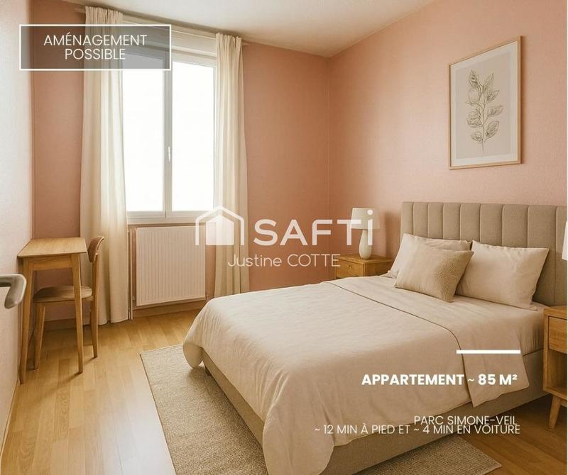 Appartement - 85 m² - 4 pièces