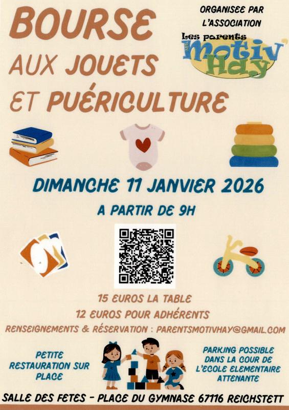 Bourse aux jouets et puériculture