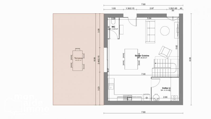 Maison - 120 m² - 4 pièces