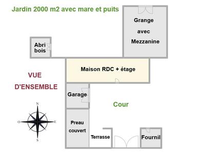 Maison ancienne - 154 m² - 5 pièces