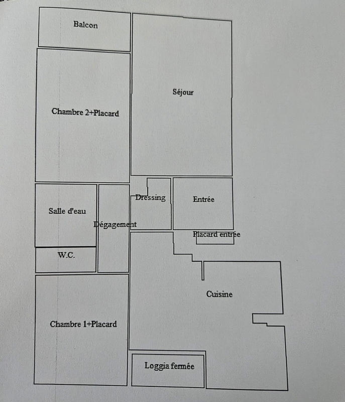 Appartement - 72 m² - 3 pièces