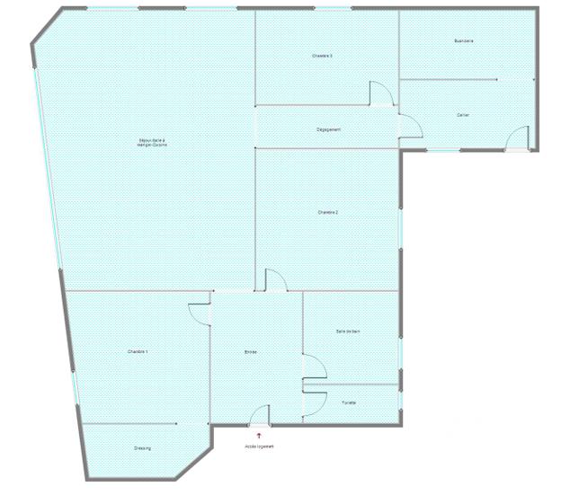 Appartement - 118 m² - 5 pièces