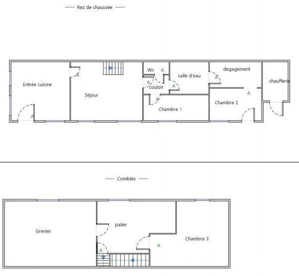 Maison - 100 m² - 4 pièces